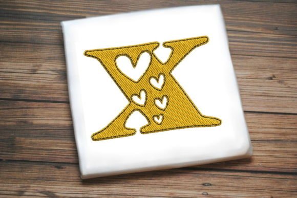 Alphabet Letter X Multi Heart: A Seller's Review for Etsy