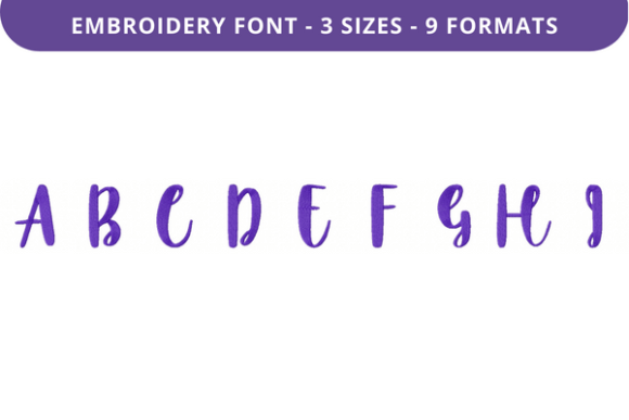 Autumn Mornings Font Uppercase a to I Review
