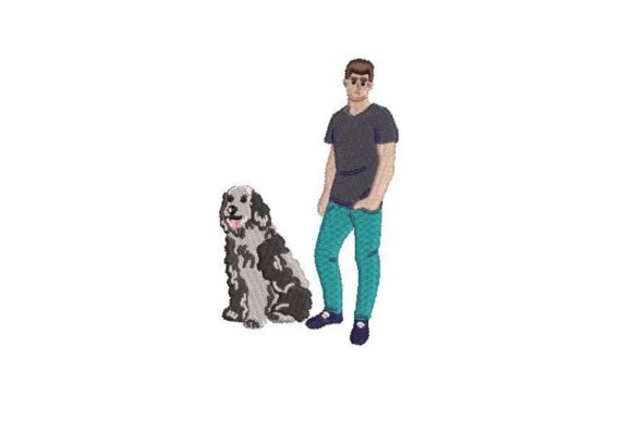 Boy with Old English Sheepdog: A Designer's Review