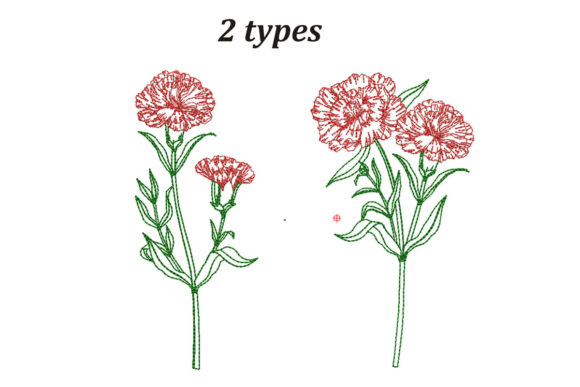 Carnation: The Perfect Seasonal Embroidery Design for Holiday Collections