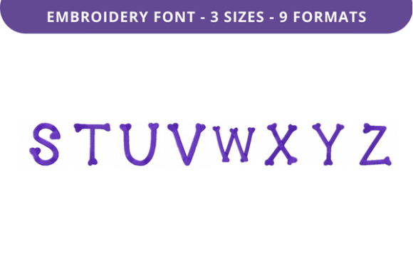 Curves and Bones Font Uppercase S to Z Review