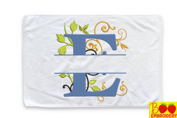 Floral Letter E Embroidery Review
