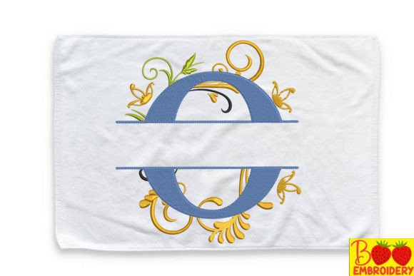 Floral Letter O Embroidery Review