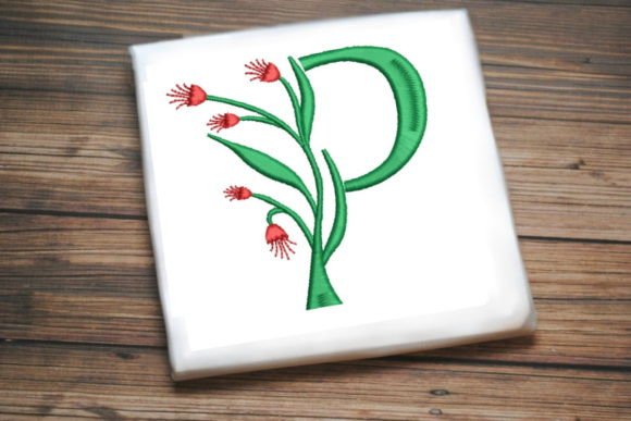 Floral Monogram Letter P Review for Craft Fairs