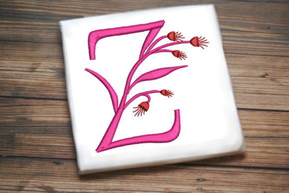 Floral Monogram Letter Z Review for Real Projects