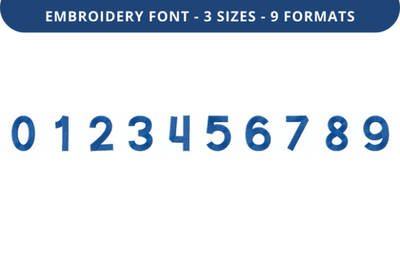 Gumbies Font 0 to 9 Embroidery Review