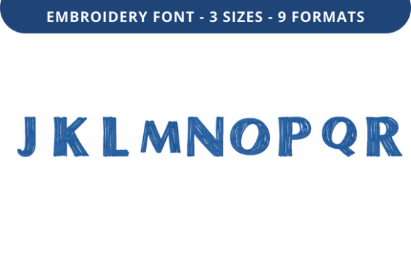 Hay Girl Hay Font Uppercase J to R Review