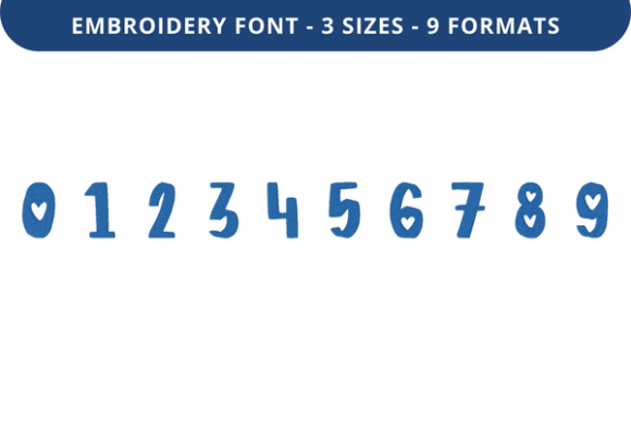 Heart of the City Font 0 to 9 Review