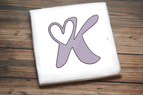 Letter K with Beautiful Heart: A Designer's Review