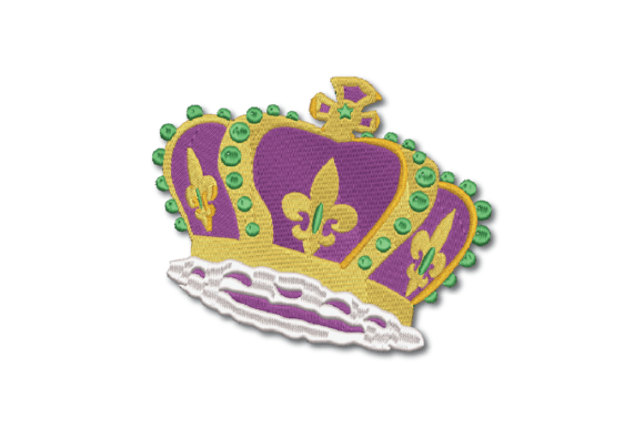 Mardi Gras Crown Embroidery Design Review