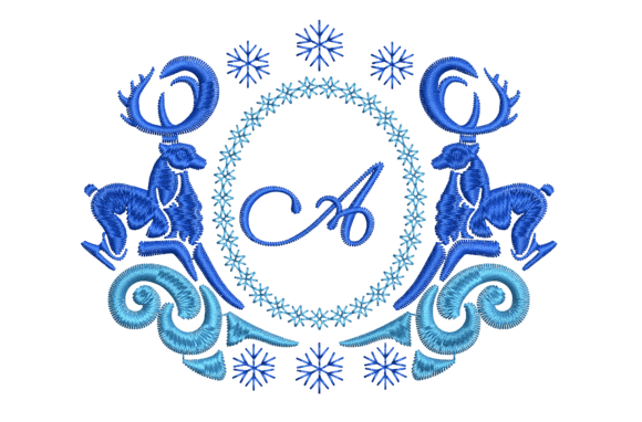 Monogram Winter Deer a: A Designer's Holiday Review