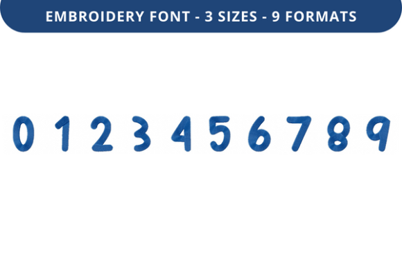 Puhoy Font 0 to 9 Embroidery Review