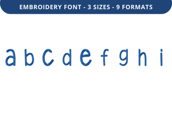 Sunny Box Font Lowercase a to I Review for Handmade Gifts